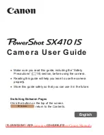 Canon PowerShot SX410 IS User Manual предпросмотр