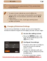 Предварительный просмотр 134 страницы Canon PowerShot SX410 IS User Manual