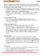 Предварительный просмотр 219 страницы Canon PowerShot SX410 IS User Manual