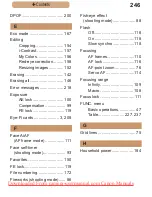 Preview for 246 page of Canon PowerShot SX410 IS User Manual