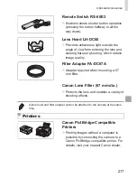 Preview for 217 page of Canon PowerShot SX50 HS User Manual