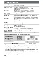 Preview for 274 page of Canon PowerShot SX50 HS User Manual