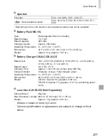 Preview for 277 page of Canon PowerShot SX50 HS User Manual