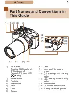 Предварительный просмотр 5 страницы Canon Powershot SX520 HS User Manual