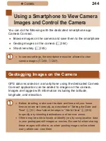 Предварительный просмотр 244 страницы Canon PowerShot SX620 HS User Manual