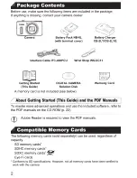 Предварительный просмотр 2 страницы Canon PowerShot SXE40 HS Getting Started