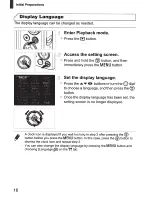 Предварительный просмотр 16 страницы Canon PowerShot SXE40 HS Getting Started