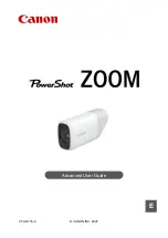 Предварительный просмотр 1 страницы Canon PowerShot ZOOM Advanced User'S Manual