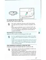 Preview for 47 page of Canon Prima BF Twin Instructions Manual