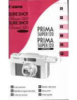 Canon Prima Super 120 Instructions Manual предпросмотр