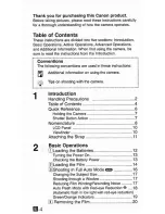 Preview for 4 page of Canon PRIMA SUPER135 Instructions Manual