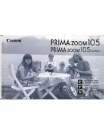 Canon Prima zoom 105 Instructions Manual предпросмотр