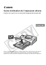 Предварительный просмотр 27 страницы Canon Printing Using a Direct Camera/Printer Connection Guide Direct... Connection Manual