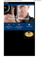 Предварительный просмотр 1 страницы Canon Pro9500 Mark II Series On-Screen Manual