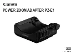 Canon pz-e1 Instruction Manual preview