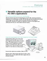 Preview for 9 page of Canon RC 360 Instructions Manual