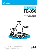 Canon RE-350 Instruction Manual preview