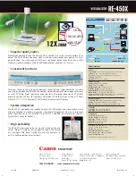 Preview for 2 page of Canon RE-450X Specification