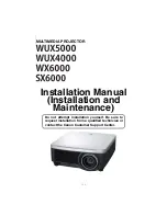 Preview for 143 page of Canon REALiS SX6000 Pro AV User And Installation Manual