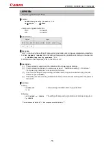 Preview for 57 page of Canon REALiS SX6000 Pro AV User Commands