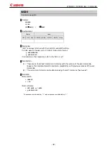 Preview for 60 page of Canon REALiS SX6000 Pro AV User Commands