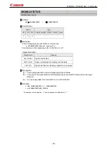 Preview for 75 page of Canon REALiS SX6000 Pro AV User Commands