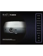 Предварительный просмотр 1 страницы Canon REALiS SX7 Mark II D Brochure & Specs