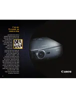 Preview for 2 page of Canon REALiS SX7 Mark II D Brochure & Specs