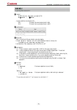 Предварительный просмотр 17 страницы Canon REALiS WUX4000 D User Commands