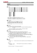 Предварительный просмотр 18 страницы Canon REALiS WUX4000 D User Commands