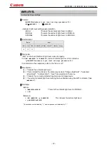 Preview for 20 page of Canon REALiS WUX4000 D User Commands