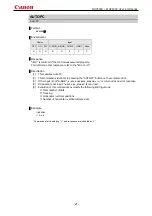 Preview for 24 page of Canon REALiS WUX4000 D User Commands