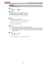 Preview for 30 page of Canon REALiS WUX4000 D User Commands