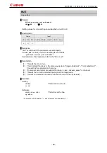 Preview for 43 page of Canon REALiS WUX4000 D User Commands