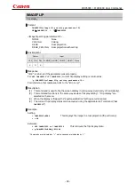 Preview for 46 page of Canon REALiS WUX4000 D User Commands