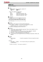 Preview for 51 page of Canon REALiS WUX4000 D User Commands