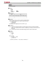 Preview for 52 page of Canon REALiS WUX4000 D User Commands