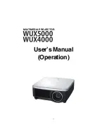 Предварительный просмотр 35 страницы Canon REALiS WUX4000 D User Manual