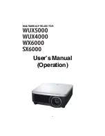 Предварительный просмотр 43 страницы Canon REALiS WUX4000 Pro AV User And Installation Manual