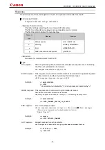 Предварительный просмотр 9 страницы Canon REALiS WUX5000 User Commands