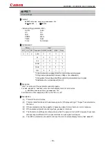 Preview for 22 page of Canon REALiS WUX5000 User Commands