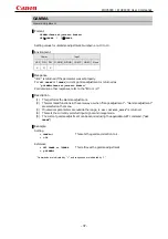 Preview for 40 page of Canon REALiS WUX5000 User Commands
