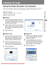 Preview for 61 page of Canon REALiS WUX5000 User'S Manual & Installation Manual