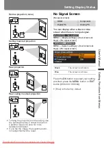 Предварительный просмотр 105 страницы Canon REALiS WUX5000 User'S Manual & Installation Manual