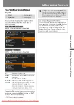 Preview for 123 page of Canon REALiS WUX5000 User'S Manual & Installation Manual