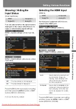 Preview for 127 page of Canon REALiS WUX5000 User'S Manual & Installation Manual