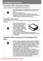 Предварительный просмотр 146 страницы Canon REALiS WUX5000 User'S Manual & Installation Manual