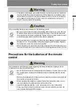 Предварительный просмотр 27 страницы Canon REALiS WX450ST User Manual