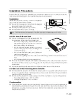 Preview for 13 page of Canon REALiS X600 User Manual