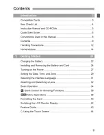 Preview for 9 page of Canon Rebel SL 1 EOS 100D Instruction Manual